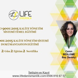 ISO 9001-2015 KALİTE YÖNETİMİ TEMEL EĞİTİMİ VE İÇ DENETÇİ EĞİTİMİ